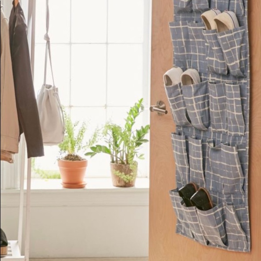 Gridlock urban outfitters hanging shoe rack organizer over door